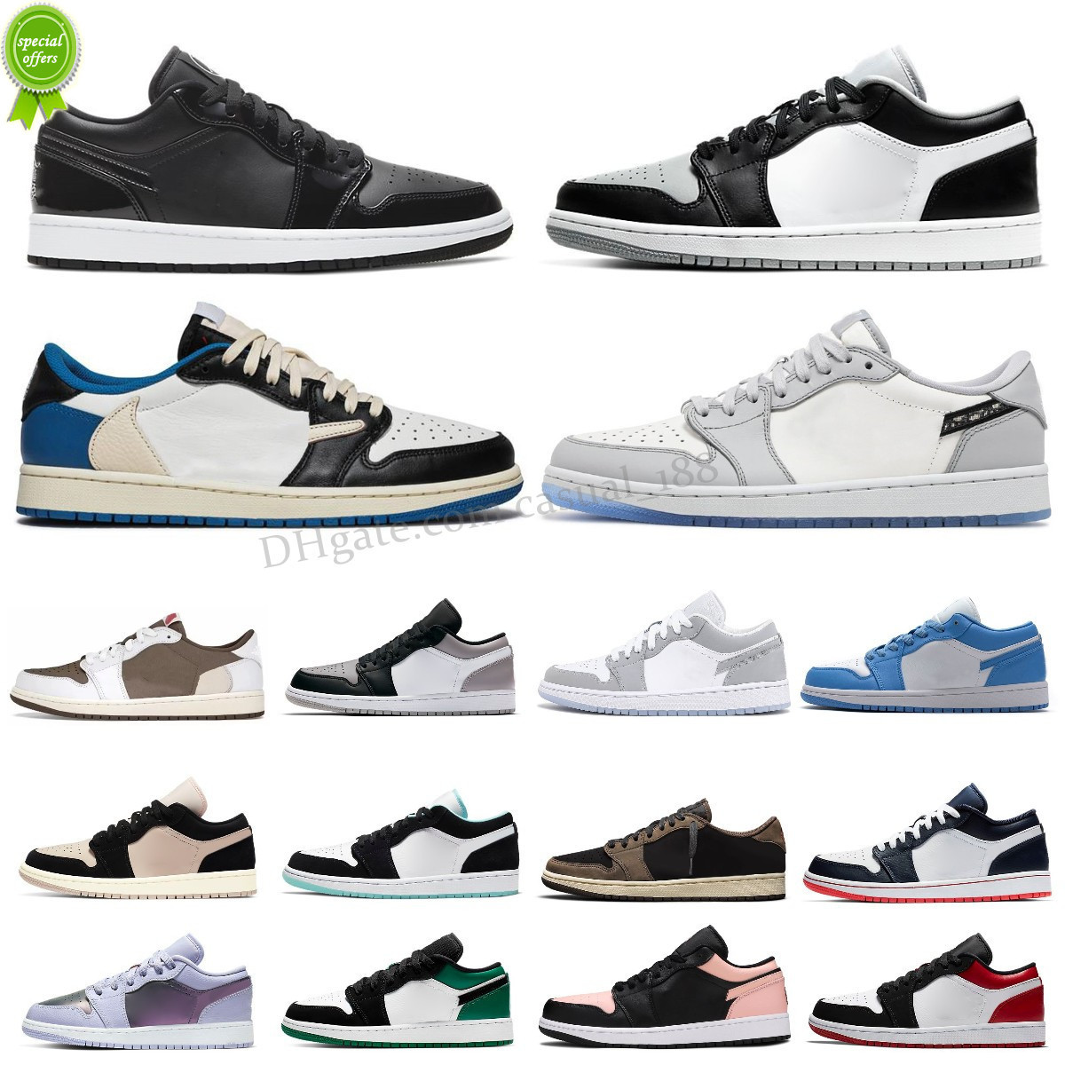 Sandals New Fashion Jumpman 1 Low Basketball Shoes 1s Wolf Grey Carbon Fiber All-star Arctic Punch Black Toe Fragment Reverse Mocha Unc Grey Camo, #38
Sandals New Fashion Jumpman 1 Low Basketball Shoes 1s Wolf Grey Carbon Fiber All-star Arctic Punch Black Toe Fragment Reverse Mocha Unc Grey Camo, #38