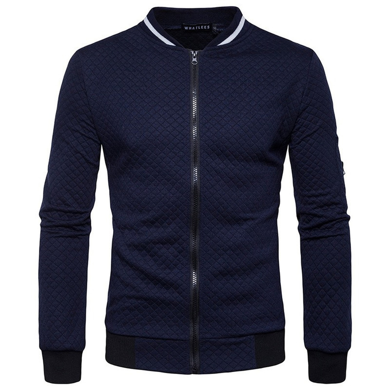 Men's Jackets KB High Quality Plush Zip stand collar casua Jacket Men's Street Windbreaker Coat Men Casual Outer Wear Thick 220826