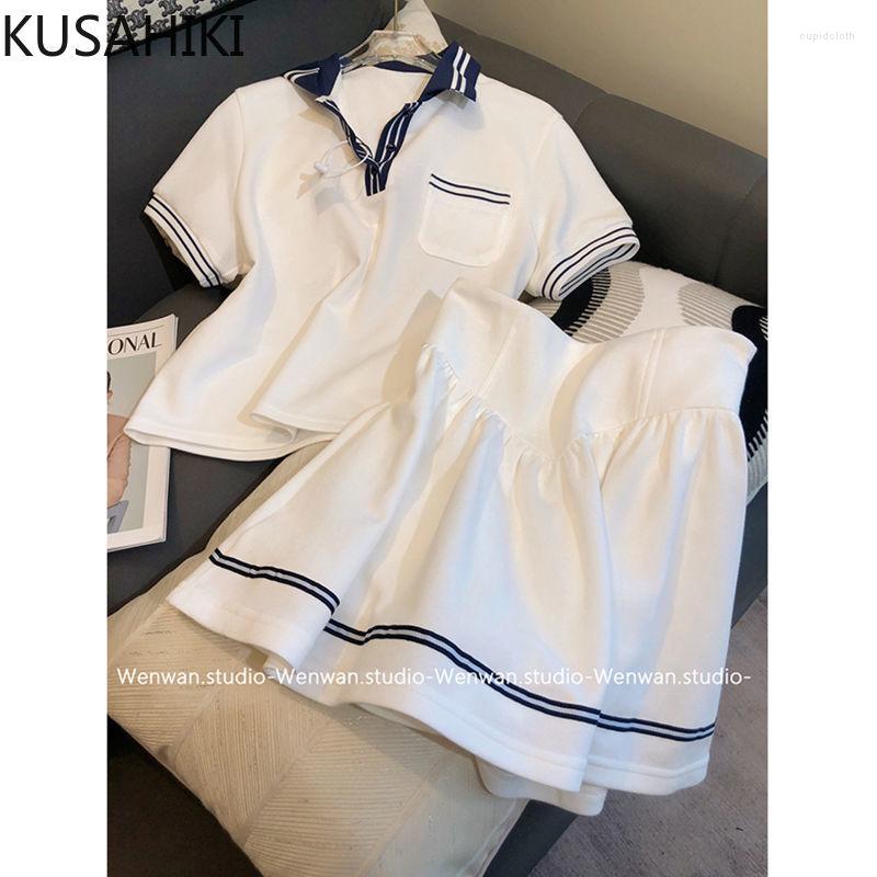 Work Dresses Women' Preppy Style Suit Striped Short Sleeve Turn-down Collar Tops High Waist Mini Skirt Casual Two Piece SetWork, Set
Work Dresses Women' Preppy Style Suit Striped Short Sleeve Turn-down Collar Tops High Waist Mini Skirt Casual Two Piece SetWork, Set