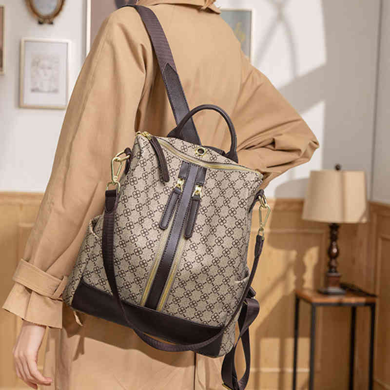 Backpack women's 2022 open wear bag leisure dual-purpose Mommy large capacity backpack trend Handbags, Old and new
Backpack women's 2022 open wear bag leisure dual-purpose Mommy large capacity backpack trend Handbags, Old and new