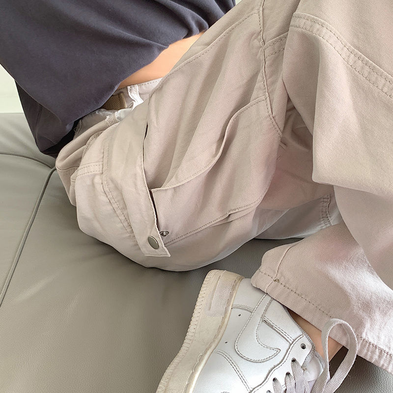 Women' Pants Capris American Street Cargo Pants Women Simple Design Women Spring Straig L220826
Women' Pants Capris American Street Cargo Pants Women Simple Design Women Spring Straig L220826