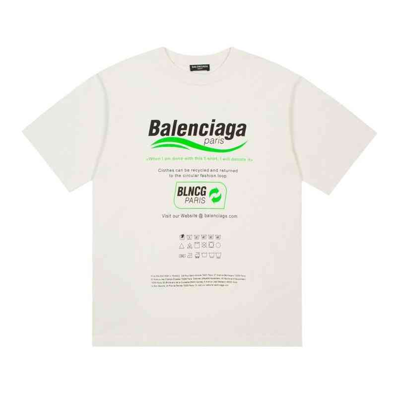 T shirt Baleciga's designer shirt unisex Correct Version High Quality 2022 Tide Brand Summer New Paris Environmental Wave Loose Men's and Women's Short Sleeve T-shirt, White
T shirt Baleciga's designer shirt unisex Correct Version High Quality 2022 Tide Brand Summer New Paris Environmental Wave Loose Men's and Women's Short Sleeve T-shirt, White