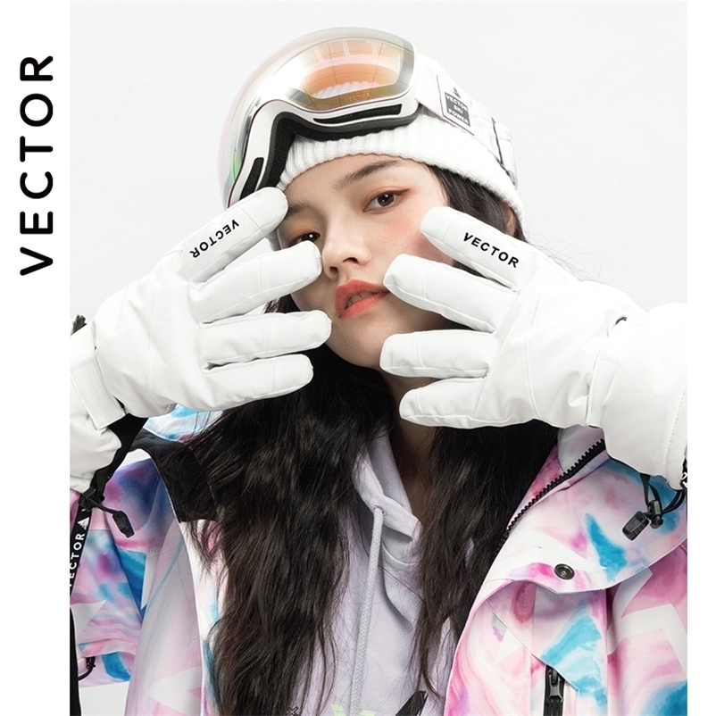 Ski Gloves VECTOR Ski Gloves Women Warm Winter Waterproof Skiing Snowboard Gloves Snowmobile a220826, White
Ski Gloves VECTOR Ski Gloves Women Warm Winter Waterproof Skiing Snowboard Gloves Snowmobile a220826, White