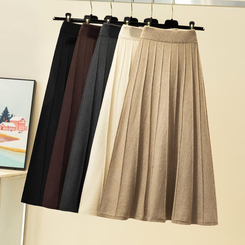 Skirts Spring Winter Mid Womens 2022 Korean High Waist Elastic Slim A-line Skirt Femme Autumn Pleated Knitted Women, Black
Skirts Spring Winter Mid Womens 2022 Korean High Waist Elastic Slim A-line Skirt Femme Autumn Pleated Knitted Women, Black