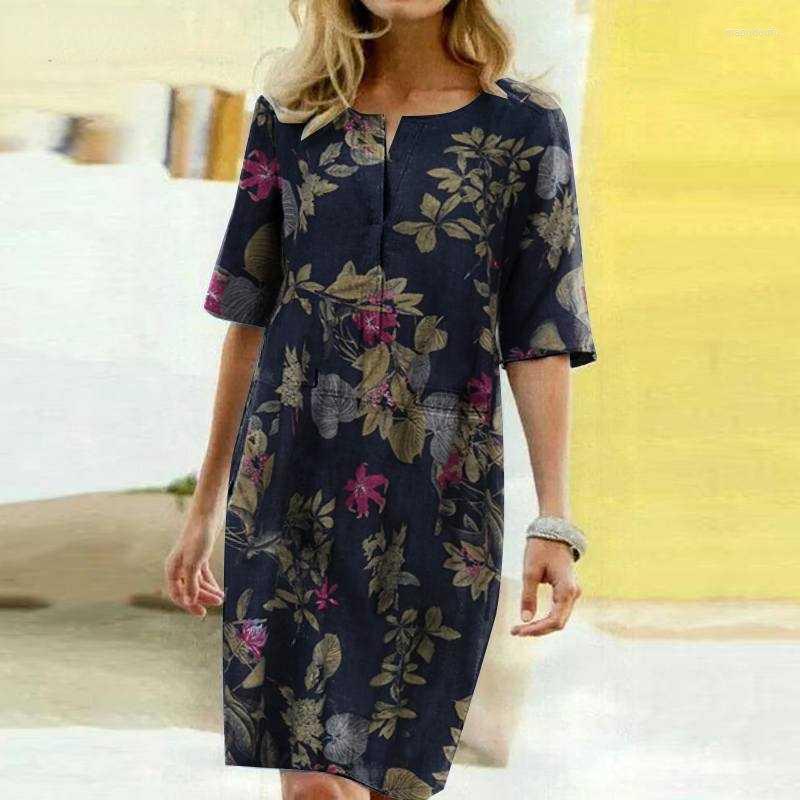 Casual Dresses Summe Women Dress Cotton Linen Vintage Print Half Sleeve V-Neck Femme Robe Above Knee Vestido Sundress Floral Vestidos, Orange
Casual Dresses Summe Women Dress Cotton Linen Vintage Print Half Sleeve V-Neck Femme Robe Above Knee Vestido Sundress Floral Vestidos, Orange