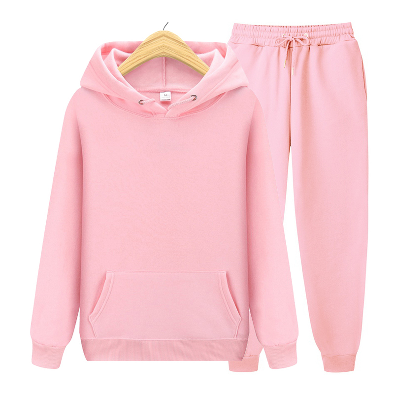 Men's Hoodies Sweatshirts ladies casual wear suit sportswear solid color pullover pants autumn and winter fashion 220826