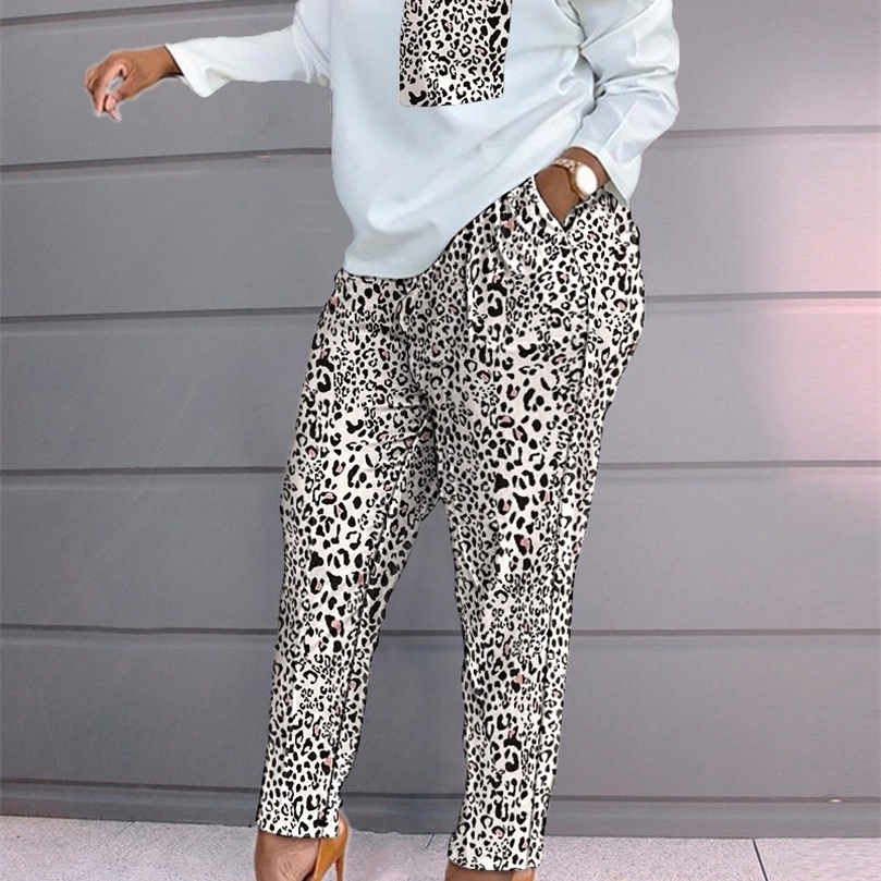 Women' Two Piece Pants Set Of Women Spring Autumn Two Pieces Casual Female Print Loose Pants Matching Suit Streetwear Long Sleeve Tops And Trousers Set 220819 220826, As picture
Women' Two Piece Pants Set Of Women Spring Autumn Two Pieces Casual Female Print Loose Pants Matching Suit Streetwear Long Sleeve Tops And Trousers Set 220819 220826, As picture