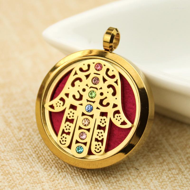 Pendant Necklaces Stainless Steel Chakela Zircon Fatima Hand Soy Hamsa Necklace Islam Essential Oil Differuser JewelryPendant
Pendant Necklaces Stainless Steel Chakela Zircon Fatima Hand Soy Hamsa Necklace Islam Essential Oil Differuser JewelryPendant