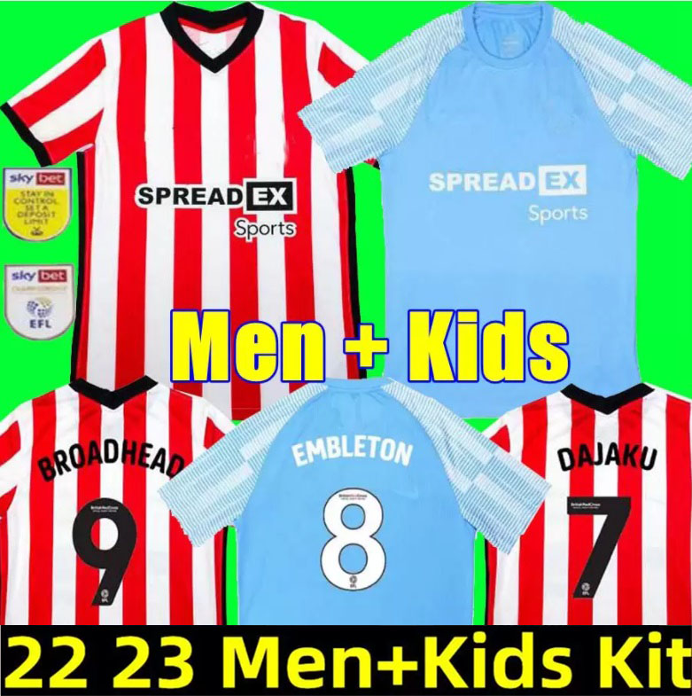 SUNDERLAND 22 23 soccer jerseys home away 2022 2023 camiseta de futbol DAJAKU EMBLETON BROADHEAD Gooch O'NIEN Stewart PRITCHARD Clarke football shirts MEN KIDS kit, 22 23 kids
SUNDERLAND 22 23 soccer jerseys home away 2022 2023 camiseta de futbol DAJAKU EMBLETON BROADHEAD Gooch O'NIEN Stewart PRITCHARD Clarke football shirts MEN KIDS kit, 22 23 kids