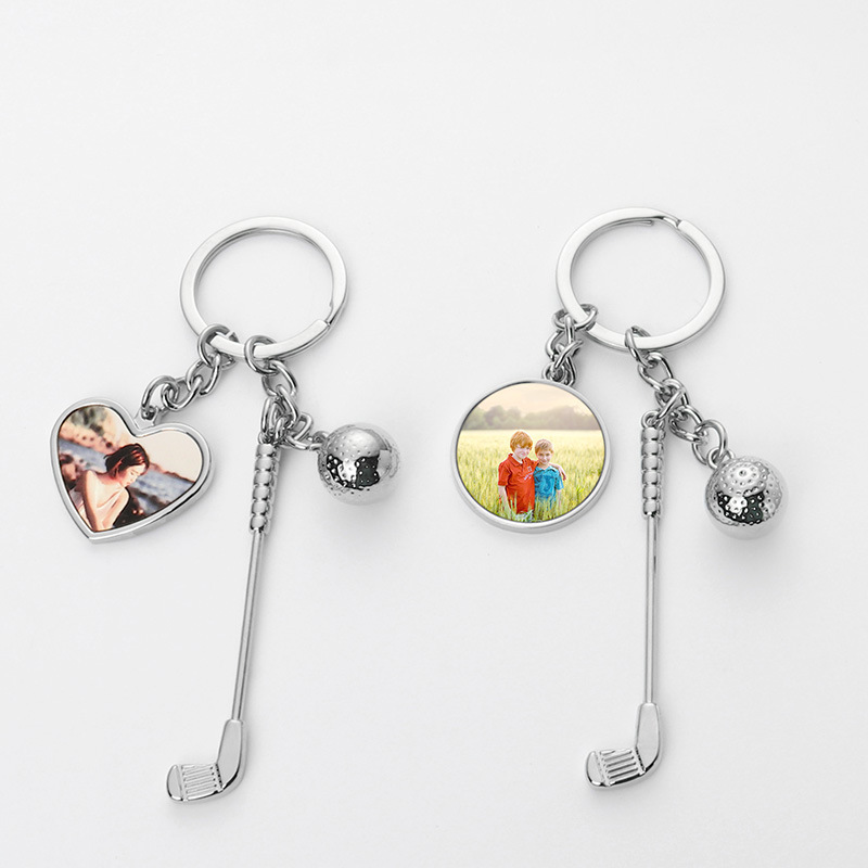 DHL100pcs Bag Parts Sublimation DIY White Blank Metal Cricle Love Golf Shaped Keychain
DHL100pcs Bag Parts Sublimation DIY White Blank Metal Cricle Love Golf Shaped Keychain