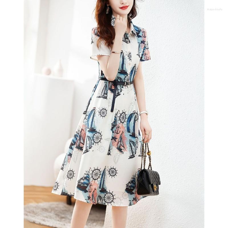 Casual Dresses 2022 Summer European Long Skirt Fashion Atmospheric Printing Comfortable Temperament Slim Women's Short Sleeved Dress, Floral skirt
Casual Dresses 2022 Summer European Long Skirt Fashion Atmospheric Printing Comfortable Temperament Slim Women's Short Sleeved Dress, Floral skirt