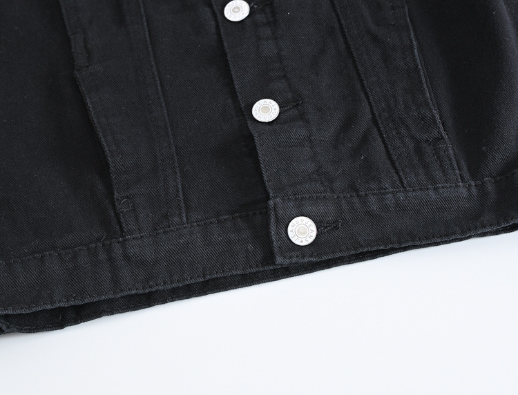 Men's Vests Men's Fashion Casual Black Hooded Sleeveless Vest Denim Vest Jacket Street Punk Style Denim Vest Multiple Size Options M-6XL 220