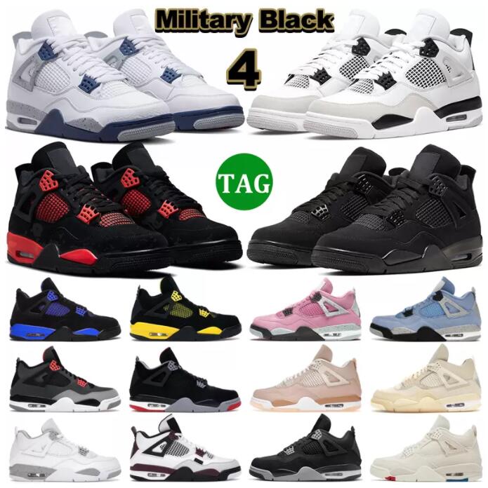 Jumpman 4 Basketball Shoes Men Women 4s Military Black Cat University Blue Red Thunder Sail White Oreo Midnight Navy Mens Trainers Outdoor Sports Sneakers, 42
Jumpman 4 Basketball Shoes Men Women 4s Military Black Cat University Blue Red Thunder Sail White Oreo Midnight Navy Mens Trainers Outdoor Sports Sneakers, 42