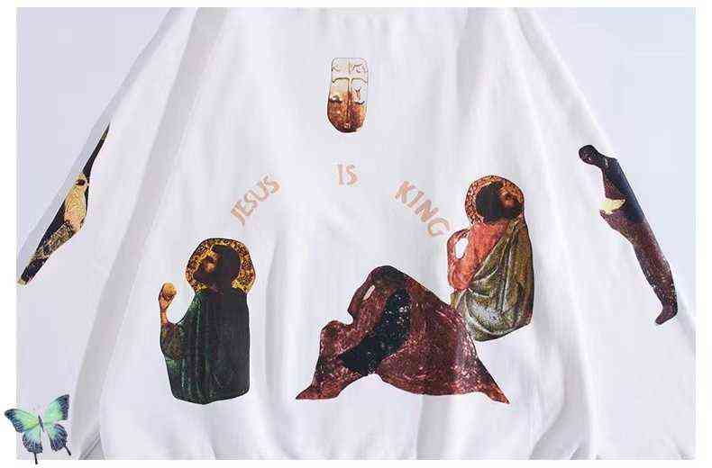 Men's Hoodies Sweatshirts Jesus Is King Sunday Service Sweatshirts Men Women Chicago Limited 3D T220825