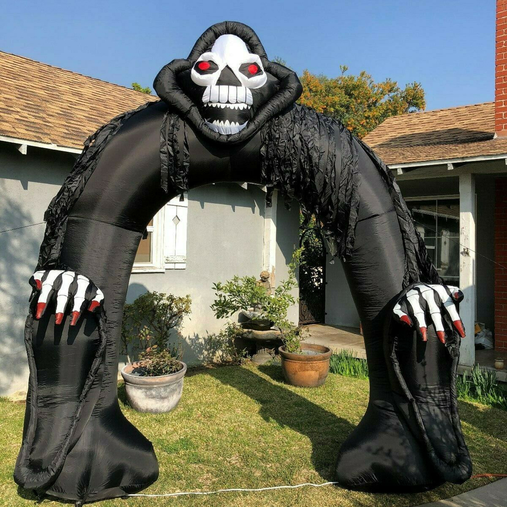 Airblown outdoor decoration inflatable halloween arch with Grim Reaper for holiday use
Airblown outdoor decoration inflatable halloween arch with Grim Reaper for holiday use