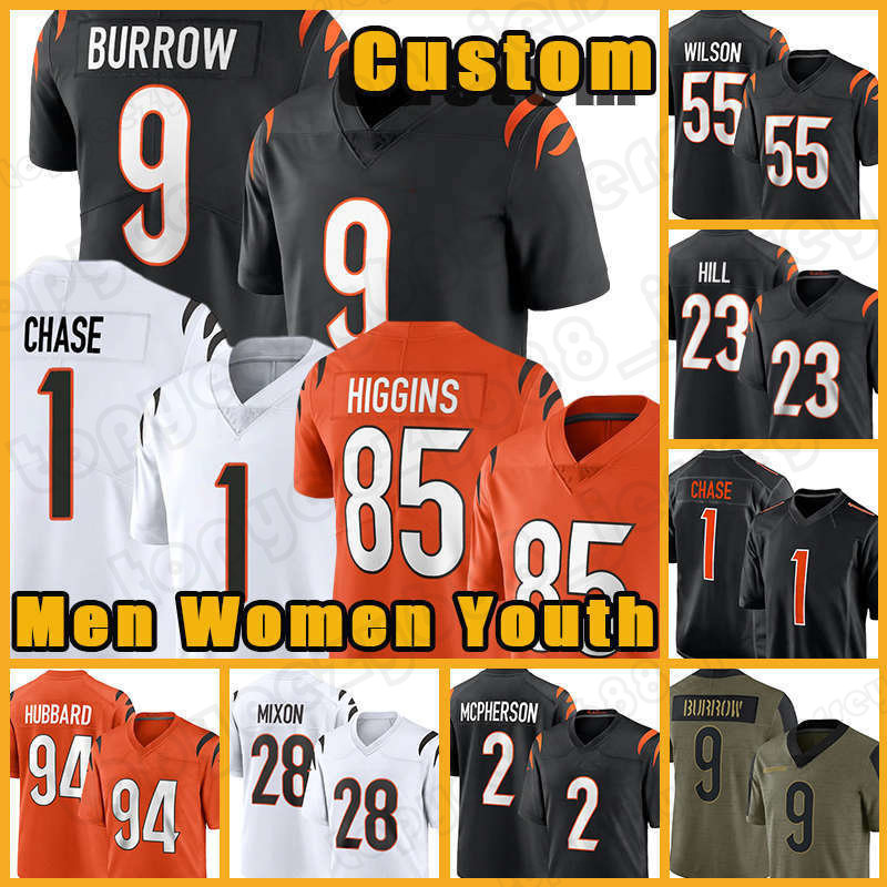 85 Tee Higgins Jerseys 9 Joe Burrow Football 28 Joe Mixon Ja'Marr Chase Jessie Bates III Evan McPherson Sam Hubbard Cincinnati Bengals Daxton Hill Tyler Boyd Wilson, Custom mens(m h)
85 Tee Higgins Jerseys 9 Joe Burrow Football 28 Joe Mixon Ja'Marr Chase Jessie Bates III Evan McPherson Sam Hubbard Cincinnati Bengals Daxton Hill Tyler Boyd Wilson, Custom mens(m h)