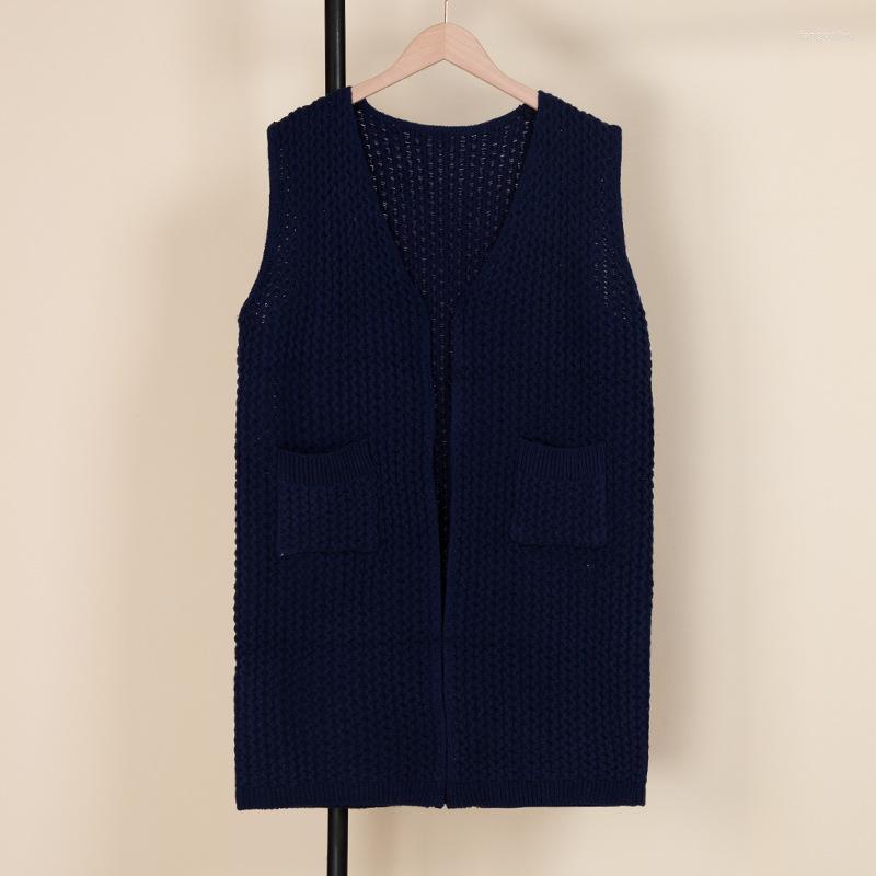 Women's Vests Women's Mid-length V-neck Buttonless Knit Vest Thick Wool Jersey Sleeveless Top, Black
Women's Vests Women's Mid-length V-neck Buttonless Knit Vest Thick Wool Jersey Sleeveless Top, Black