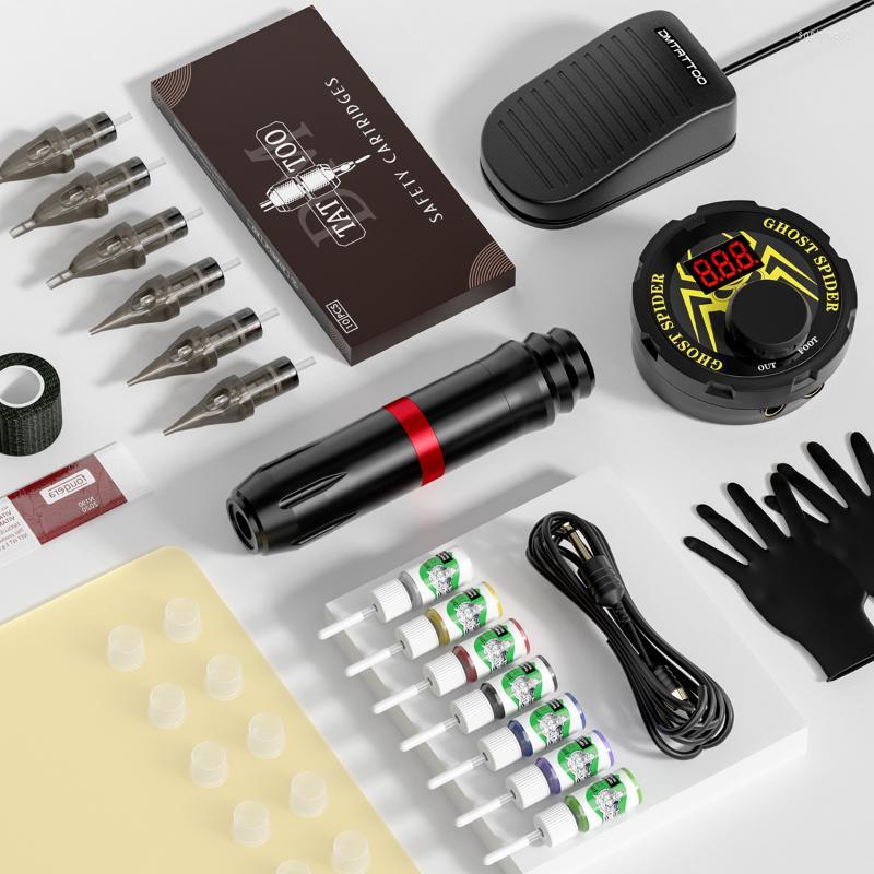 Tattoo Guns Kits Complete Kit Inks Cartridge Needles Foot Pedal Power Supplies RCA Interface Rocket Rotary Machine Set
Tattoo Guns Kits Complete Kit Inks Cartridge Needles Foot Pedal Power Supplies RCA Interface Rocket Rotary Machine Set
