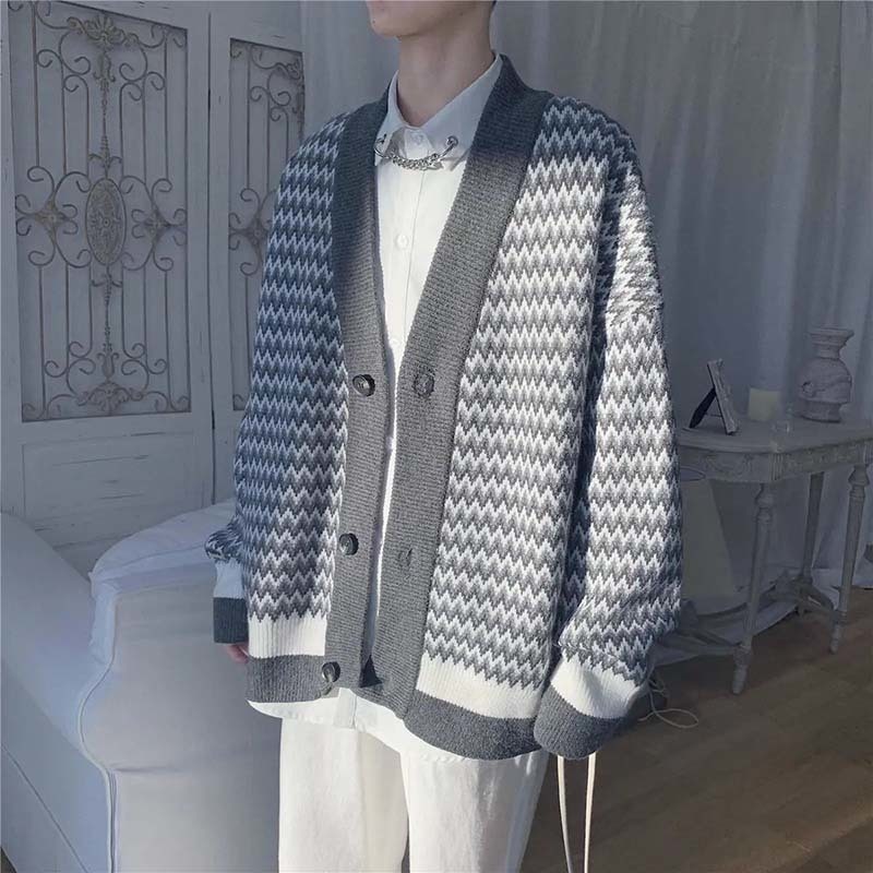 Men's Jackets Mens Cardigan Sweater Autumn Korean Loose Casual Wild Student Striped Jacket Male Vintage V Neck Knitted Tops Ropa Hombre 220826, Camel
Men's Jackets Mens Cardigan Sweater Autumn Korean Loose Casual Wild Student Striped Jacket Male Vintage V Neck Knitted Tops Ropa Hombre 220826, Camel