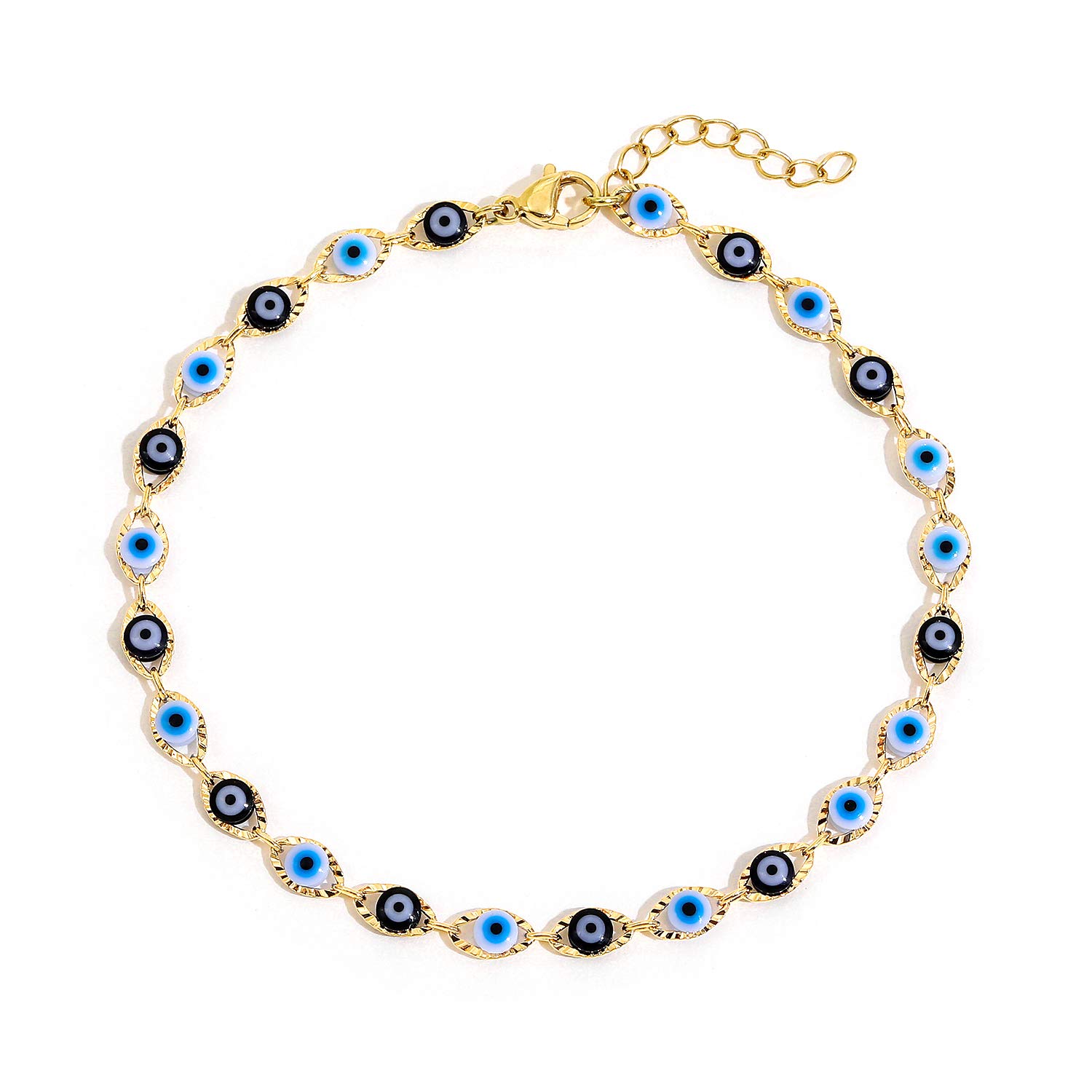 Anklets Evil Eye Anklet Bracelet For Women Girls 14k Gold Plated Beach Foot Summer Jewelry Beads Set Adjustabe Size amXVa
Anklets Evil Eye Anklet Bracelet For Women Girls 14k Gold Plated Beach Foot Summer Jewelry Beads Set Adjustabe Size amXVa