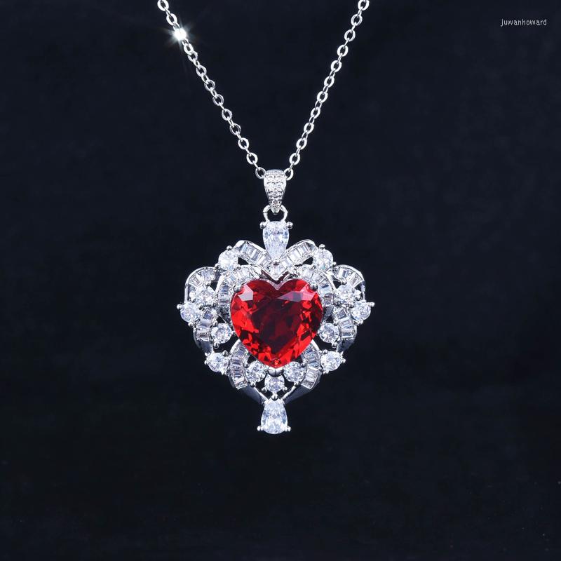 Pendant Necklaces Luxury Romantic Heart Necklace Inlay Shine Cut Cubic Zircon Exquisite Silvery Jewellry For Women Wedding EngagementPendant
Pendant Necklaces Luxury Romantic Heart Necklace Inlay Shine Cut Cubic Zircon Exquisite Silvery Jewellry For Women Wedding EngagementPendant