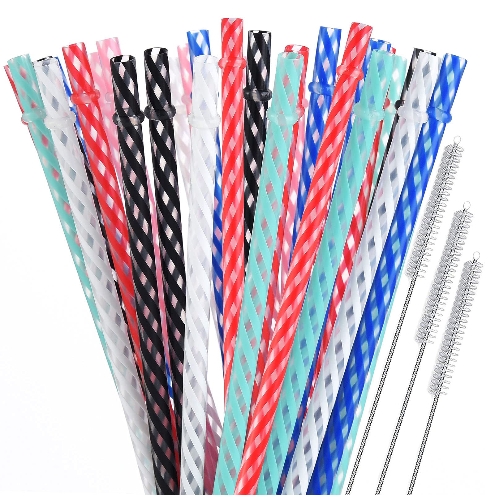 Drinking Straws Reusable Hard Plastic Sts 10.5 in Long Colored Replacement Tumbler Sts with Cleaning Brush amWhg
Drinking Straws Reusable Hard Plastic Sts 10.5 in Long Colored Replacement Tumbler Sts with Cleaning Brush amWhg