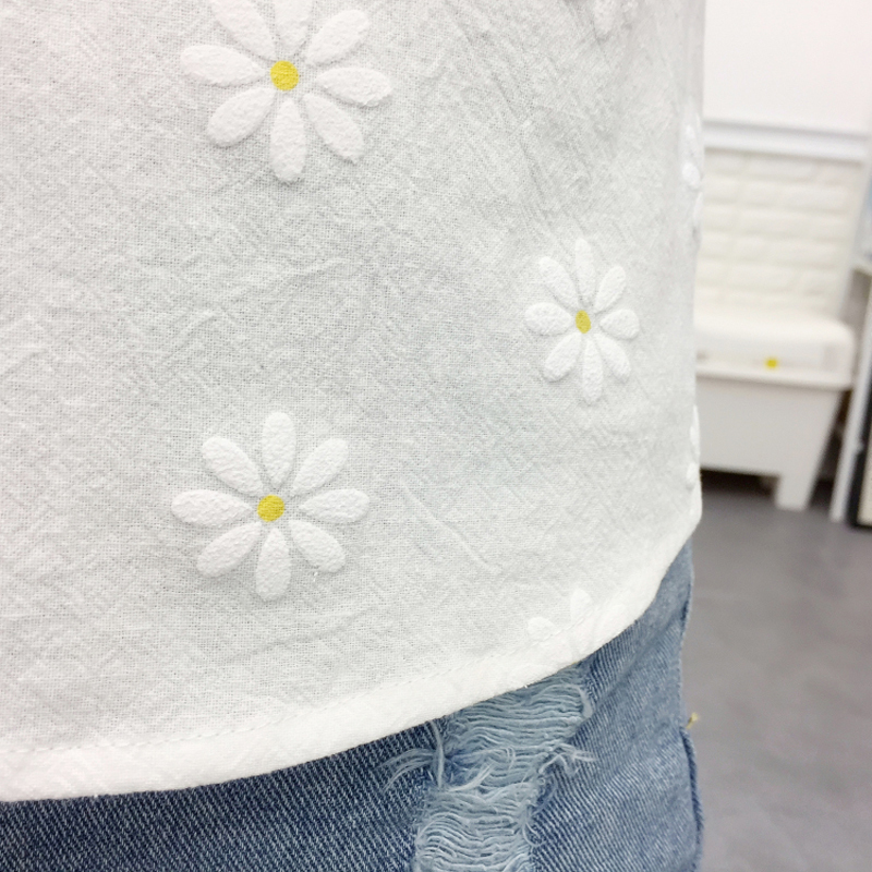 Women's Blouses Shirts Spring Summer Shirt Flower Print Long Sleeve Women Blouses Female Casual Shirts Students Fresh Chic Tunic Tops Blusas femi