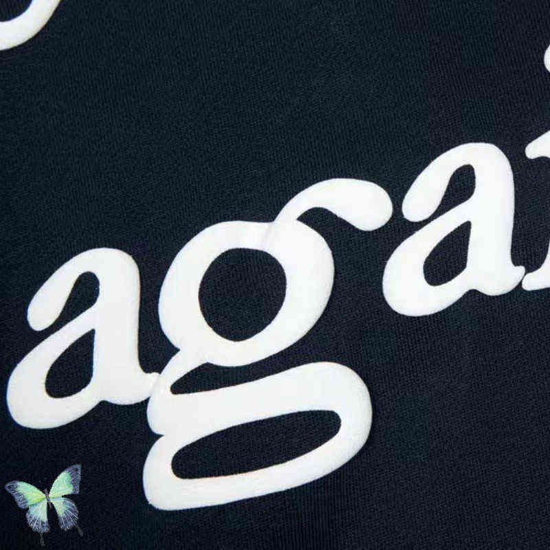 Men's Hoodies Sweatshirts Rebirth Popular Hooded Sweatshirt Men Women CPFM Foam Letter Loose Ye Must Be Born Agian Sweatshirt T220825