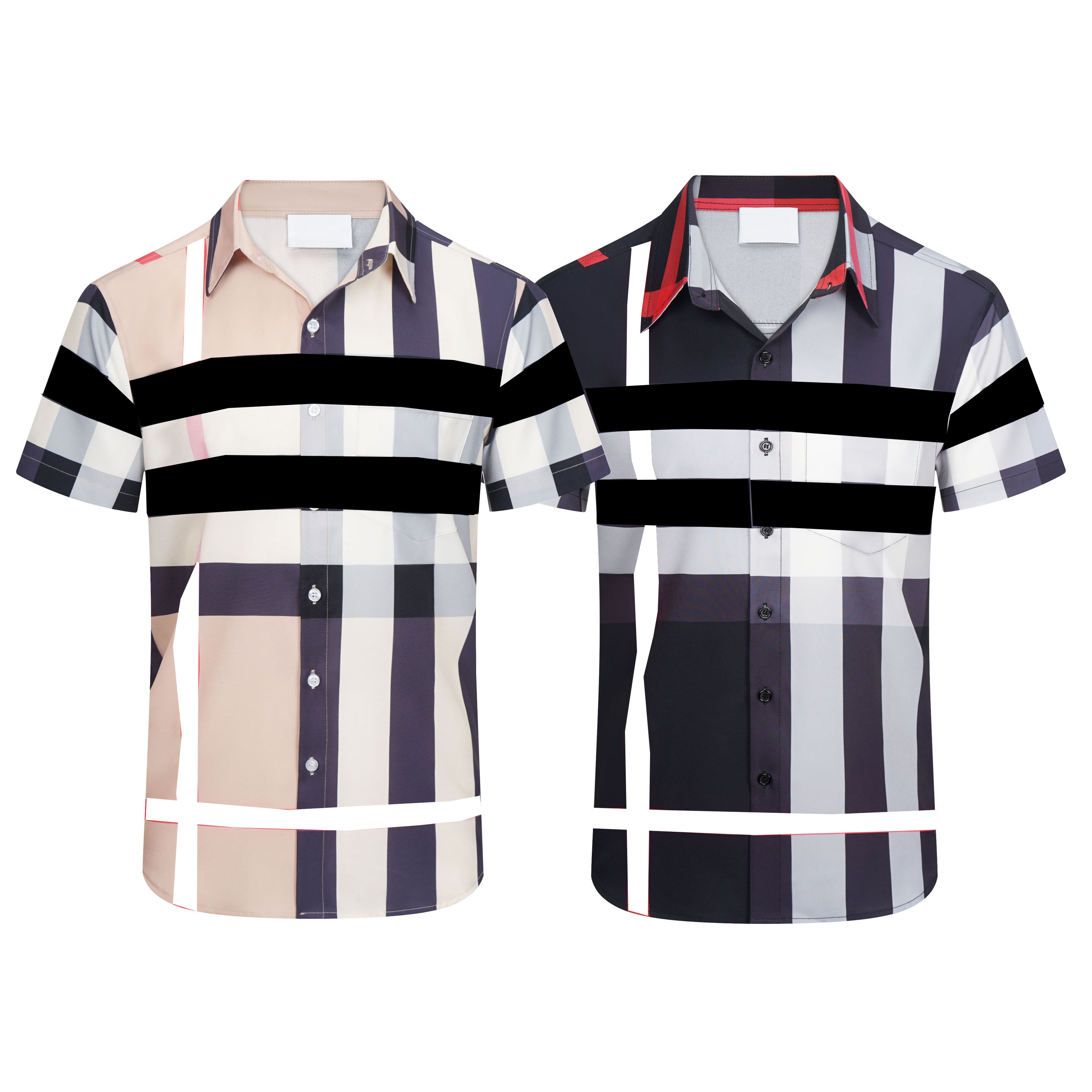 Summer men's short-sleeved shirts with women designers to Europe and America popular classic plaid logo leisure fashion high-grade cotton clothing large sizeM-3XL
Summer men's short-sleeved shirts with women designers to Europe and America popular classic plaid logo leisure fashion high-grade cotton clothing large sizeM-3XL