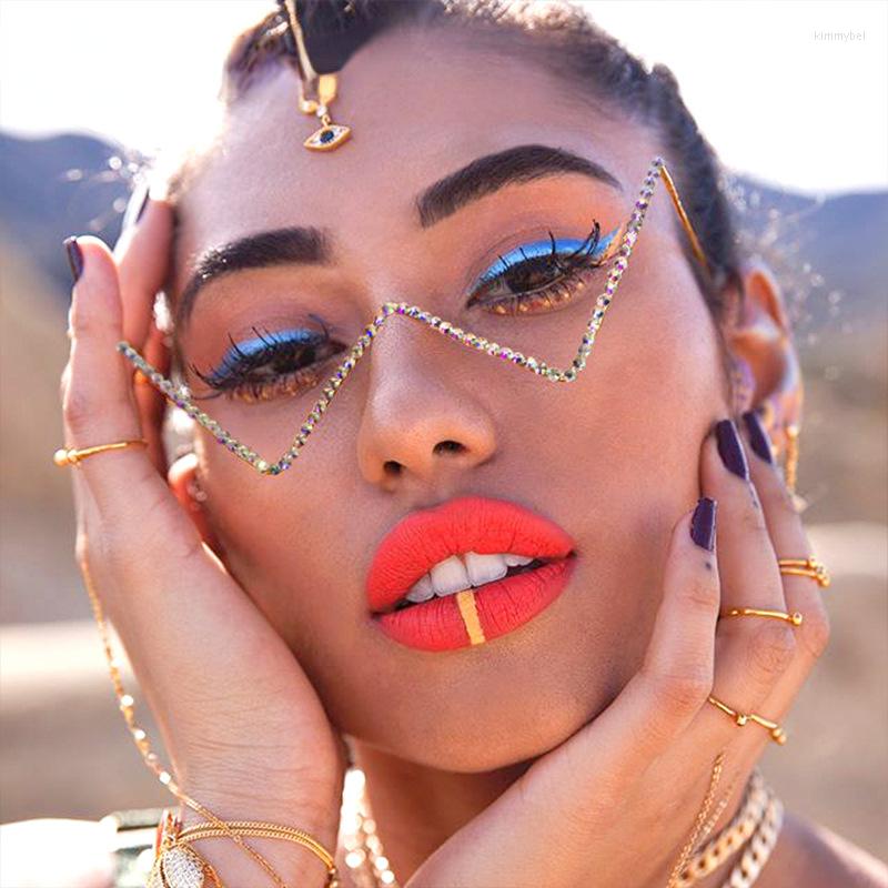 Sunglasses Frames Unisex Personality Pieceless Metal Diamond-encrusted Glasses Female Half-frame Street S V-shaped Decorative Frame Male
Sunglasses Frames Unisex Personality Pieceless Metal Diamond-encrusted Glasses Female Half-frame Street S V-shaped Decorative Frame Male