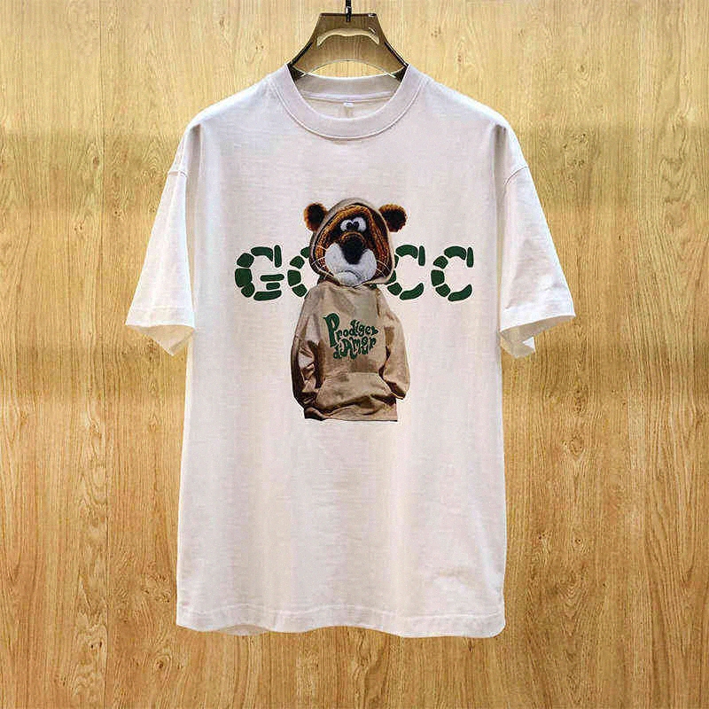 New Luxury Womens T-shirt Tops Cartoon Printed Letter Short Sleeve Guccie Loose Comfy Streetwear 2022 Summer Ladies Clothes, Black1
New Luxury Womens T-shirt Tops Cartoon Printed Letter Short Sleeve Guccie Loose Comfy Streetwear 2022 Summer Ladies Clothes, Black1