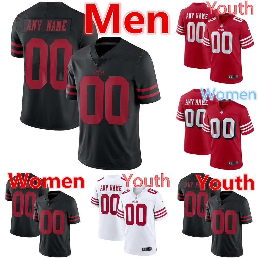 Football Jerseys Men Women Youths San Francisco''49ers''54 Fred Warner 16 Joe Montana 8 Steve Young 80 Jerry Rice 11 Brandon Aiyuk, Color
Football Jerseys Men Women Youths San Francisco''49ers''54 Fred Warner 16 Joe Montana 8 Steve Young 80 Jerry Rice 11 Brandon Aiyuk, Color