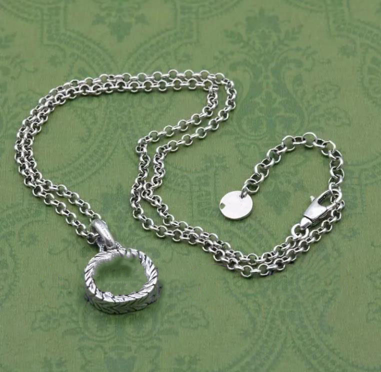 925 silver necklace interlock vintage do old pattern designer jewelry necklaces gold chain luxury heart for mens womens bijoux
925 silver necklace interlock vintage do old pattern designer jewelry necklaces gold chain luxury heart for mens womens bijoux