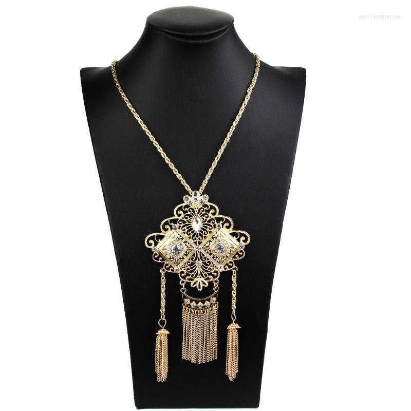 Pendant Necklaces Sunspicems Algeria Morocco Necklace Long Women Tassels Gold Color Arabic Bride Wedding Jewelry Caftan Sweater Chain
Pendant Necklaces Sunspicems Algeria Morocco Necklace Long Women Tassels Gold Color Arabic Bride Wedding Jewelry Caftan Sweater Chain