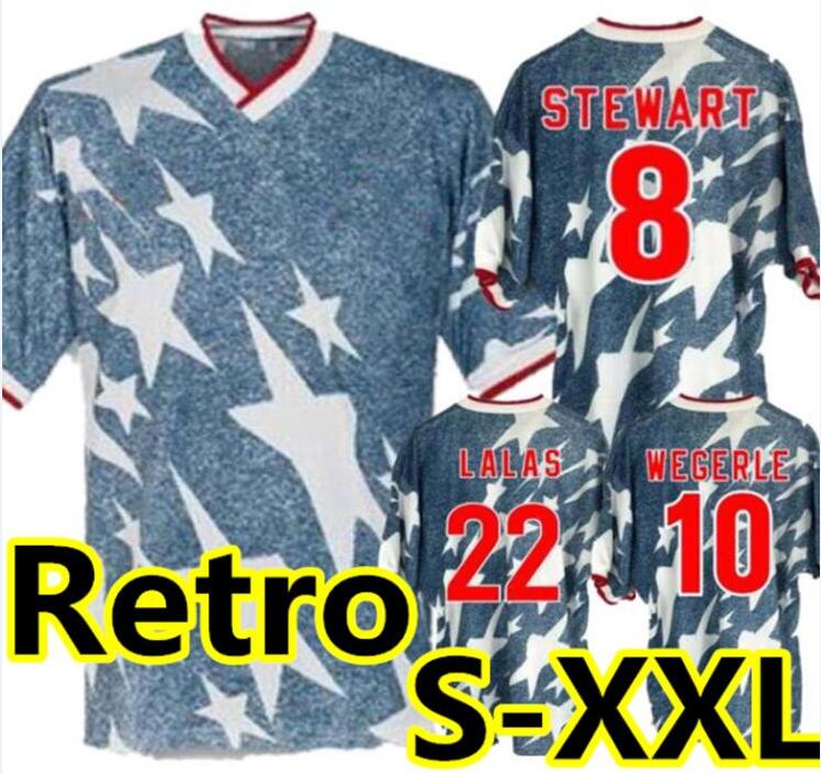 retro Soccer Jerseys 1994 USA classic Away Shirt jersey Wegerle Lalas Ramos Balboa 94 classic football shirts men fans
retro Soccer Jerseys 1994 USA classic Away Shirt jersey Wegerle Lalas Ramos Balboa 94 classic football shirts men fans