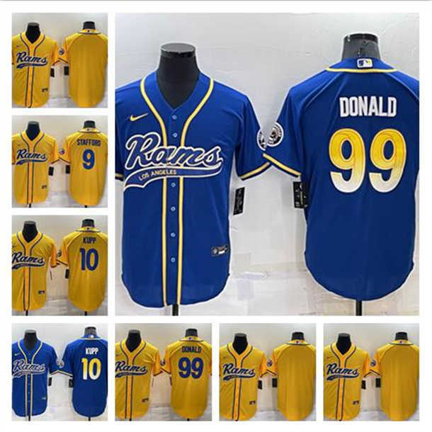 Jersey CUSTOM Los Angeles''Rams''Men women youth 10 Cooper Kupp 9 Matthew Stafford 99 Aaron Donald blue Cool Base Stitched Baseball Football''nfl, Shown
Jersey CUSTOM Los Angeles''Rams''Men women youth 10 Cooper Kupp 9 Matthew Stafford 99 Aaron Donald blue Cool Base Stitched Baseball Football''nfl, Shown