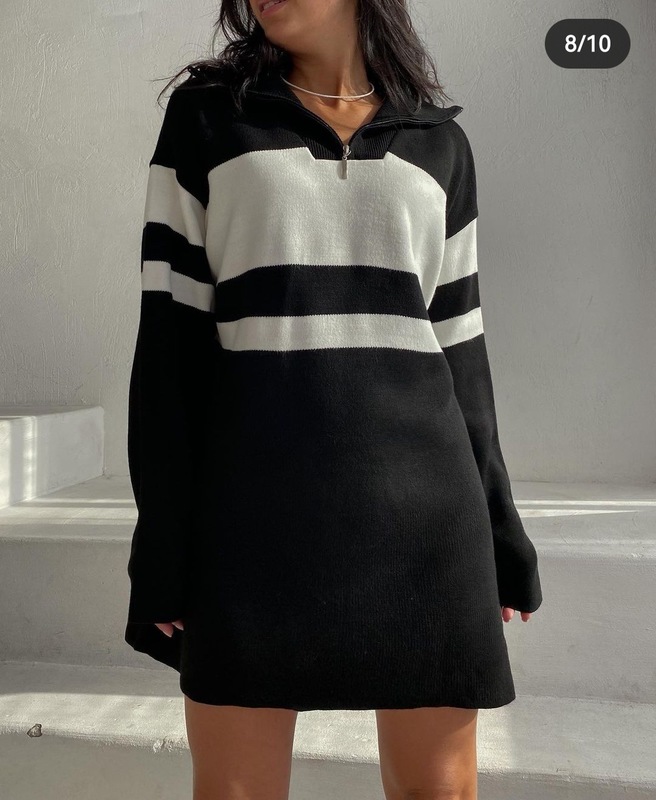 Women's Hoodies Sweatshirts Striped Pullover Sweater French Style Female Jumper Oversize Lazy Oaf Turndown Collar Knitted Plus Size Autumn Spring