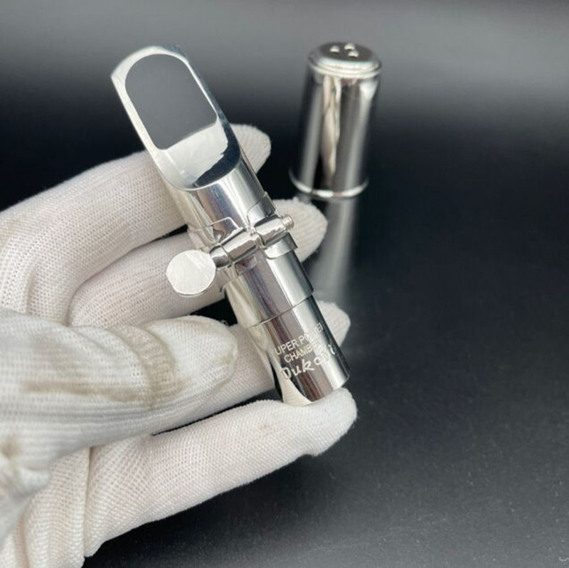 Professional Tenor Soprano Alto Saxophone Silver Metal Mouthpiece Sax Mouth Pieces Accessories Size 5 6 7 8