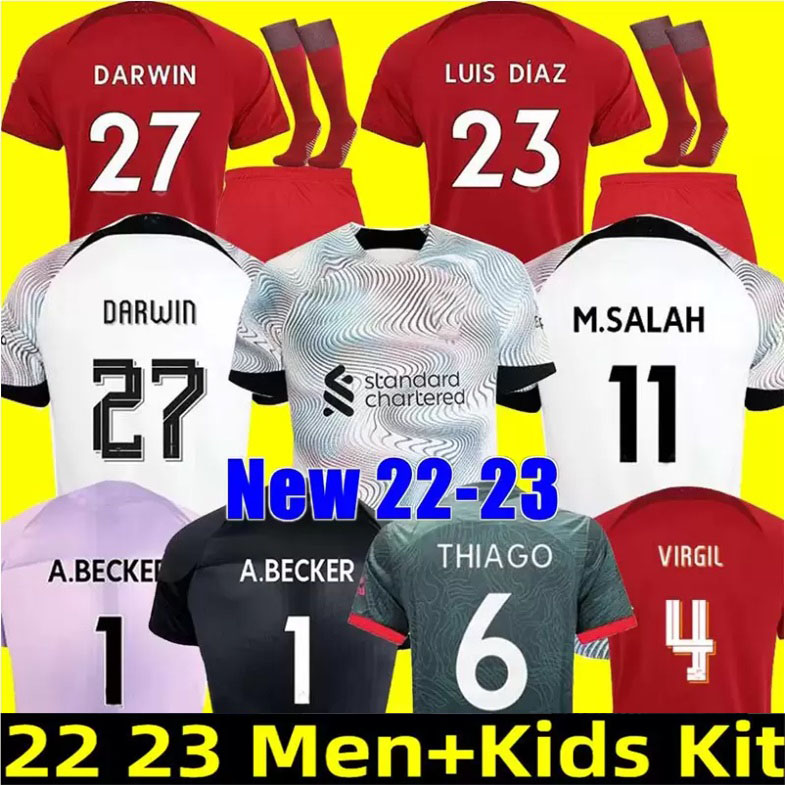 22 23 DARWIN Luis Diaz soccer jerseys A. BECKER DIOGO J ALEXANDER ARNOLD Elliott THIAGO Carvalho Konate Fabinho 2022 2023 home Away third football shirt Men kids kit
22 23 DARWIN Luis Diaz soccer jerseys A. BECKER DIOGO J ALEXANDER ARNOLD Elliott THIAGO Carvalho Konate Fabinho 2022 2023 home Away third football shirt Men kids kit