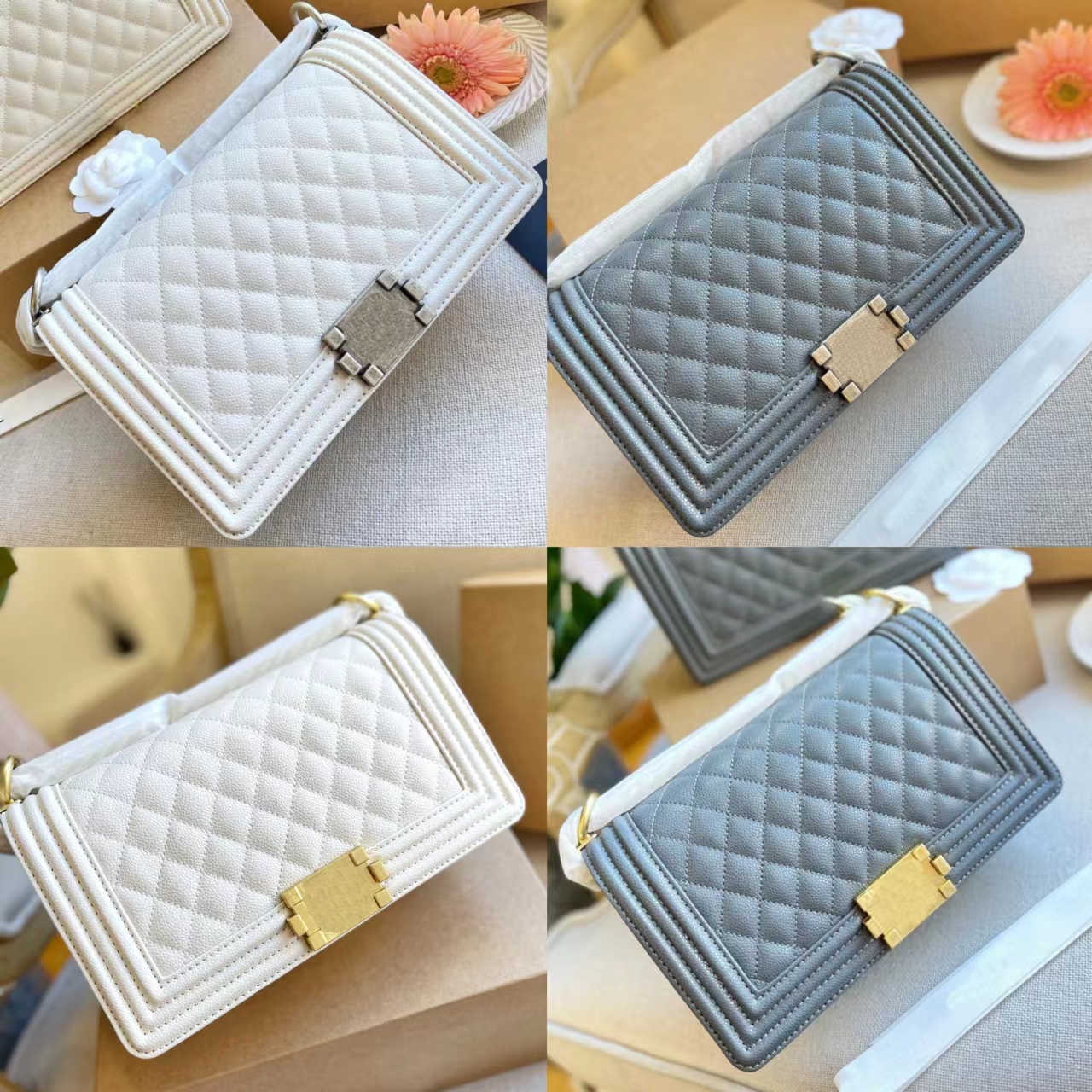 Top Women Leather chains caviar handbags Tote bag handbag high quality fashion Large bags luxury designer travel Crossbody Shoulder Solid color Wallet Purses
Top Women Leather chains caviar handbags Tote bag handbag high quality fashion Large bags luxury designer travel Crossbody Shoulder Solid color Wallet Purses
