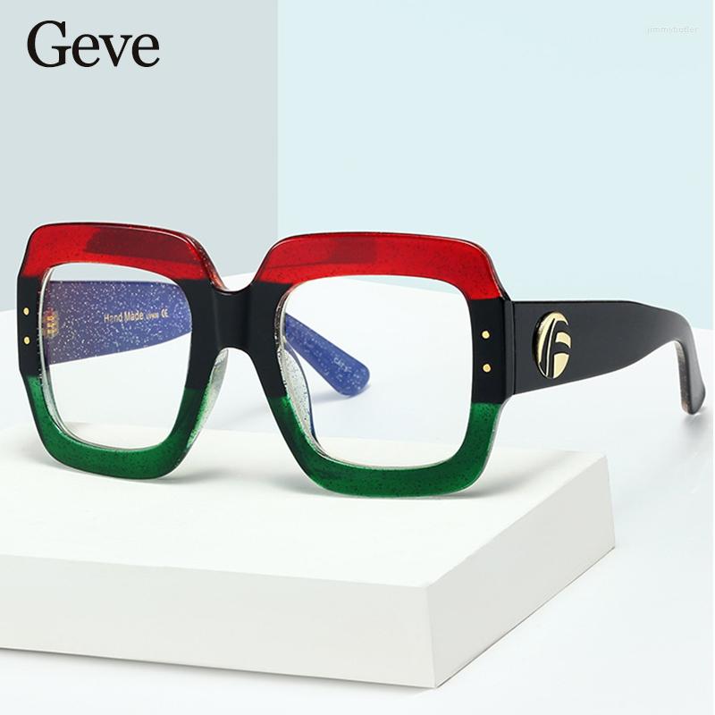 Sunglasses Frames Classic Oversized Glasses Women Luxury Square Optical Transparent Eyeglasses Ladies Brand Anti Blue Light
Sunglasses Frames Classic Oversized Glasses Women Luxury Square Optical Transparent Eyeglasses Ladies Brand Anti Blue Light
