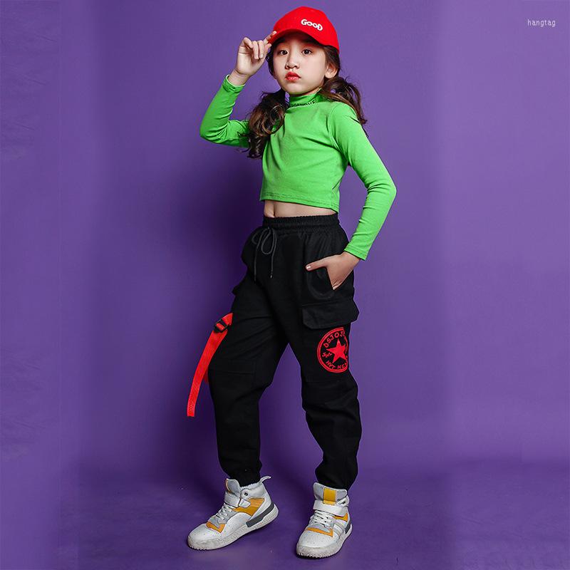 Stage Wear Kids Hip Hop Clothing Outfits High Neck Crop Tops Sweatshirt Jogger Pants Girls Carnival Jazz Dance Costume Clothes Street, Green tops
Stage Wear Kids Hip Hop Clothing Outfits High Neck Crop Tops Sweatshirt Jogger Pants Girls Carnival Jazz Dance Costume Clothes Street, Green tops