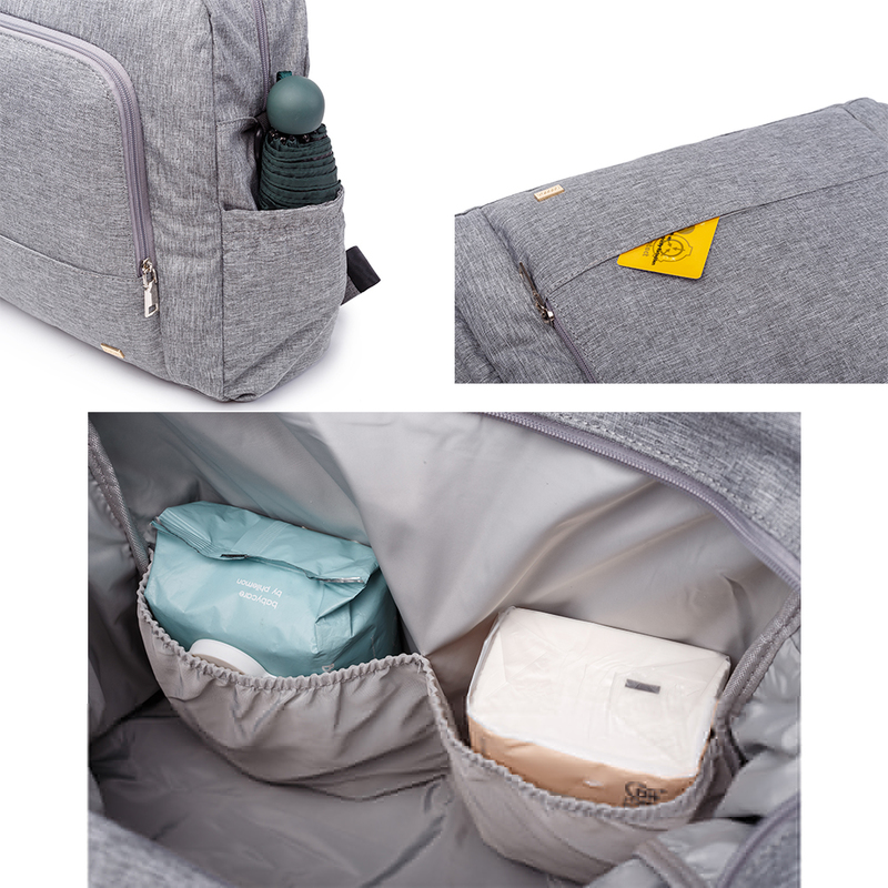 Diaper Bags Soboba Solid Fashion Waterproof Multi-functional Backpack Nursing Changing for Baby Large Stylish 220826