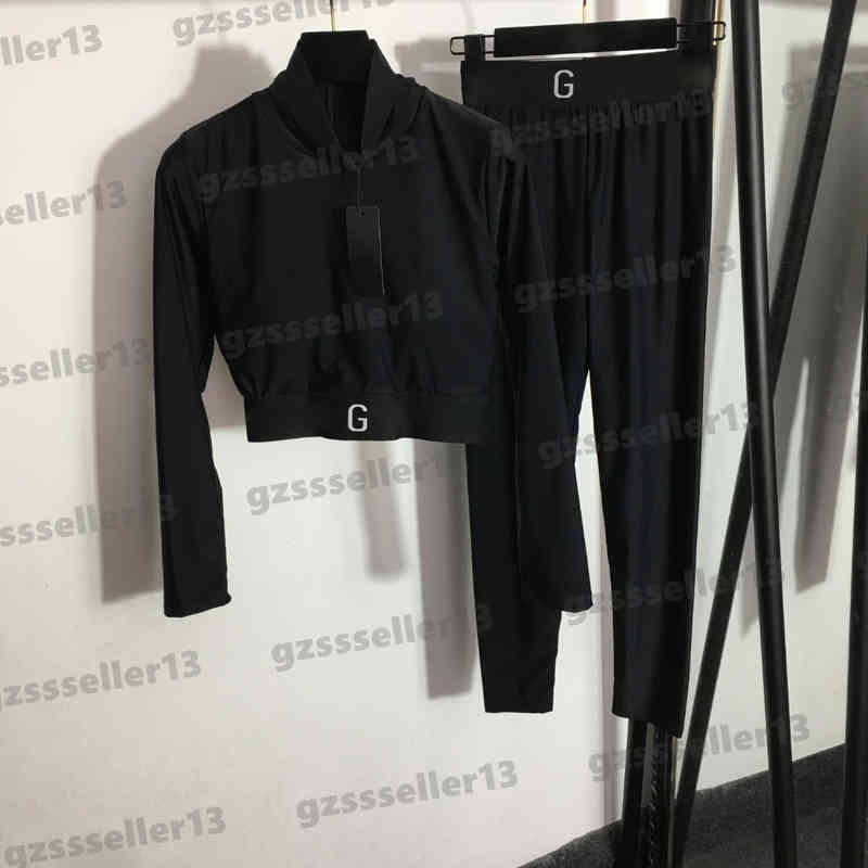 Outfit Two Piece Women Sets DG Yoga Tracksuits Designer Womens Sport Suit Letter Ribbon Turtleneck Bodysuit Long Sleeve Top Stretch Leggings Size S
Outfit Two Piece Women Sets DG Yoga Tracksuits Designer Womens Sport Suit Letter Ribbon Turtleneck Bodysuit Long Sleeve Top Stretch Leggings Size S
