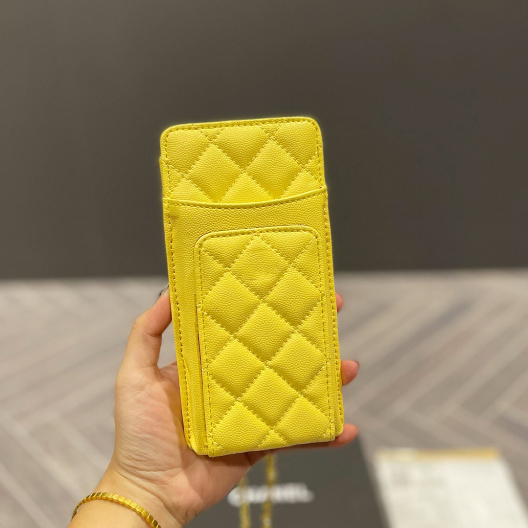 Classic Quilted Matelasse Mini Mobile Phone Bags Clutch Lambskin Trendy Top Quality Crossbody Bag Diamond Lattice Wallet Designer Shoulder Bag Purse Coin 19CM, Black
Classic Quilted Matelasse Mini Mobile Phone Bags Clutch Lambskin Trendy Top Quality Crossbody Bag Diamond Lattice Wallet Designer Shoulder Bag Purse Coin 19CM, Black