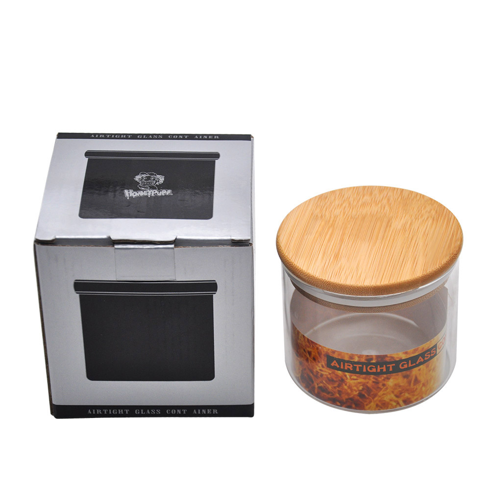 Glass Stash Jar smoke shop Seal Ring Bamboo Lid Dry Herb Stash Jar Airtight Tobacco Container
Glass Stash Jar smoke shop Seal Ring Bamboo Lid Dry Herb Stash Jar Airtight Tobacco Container