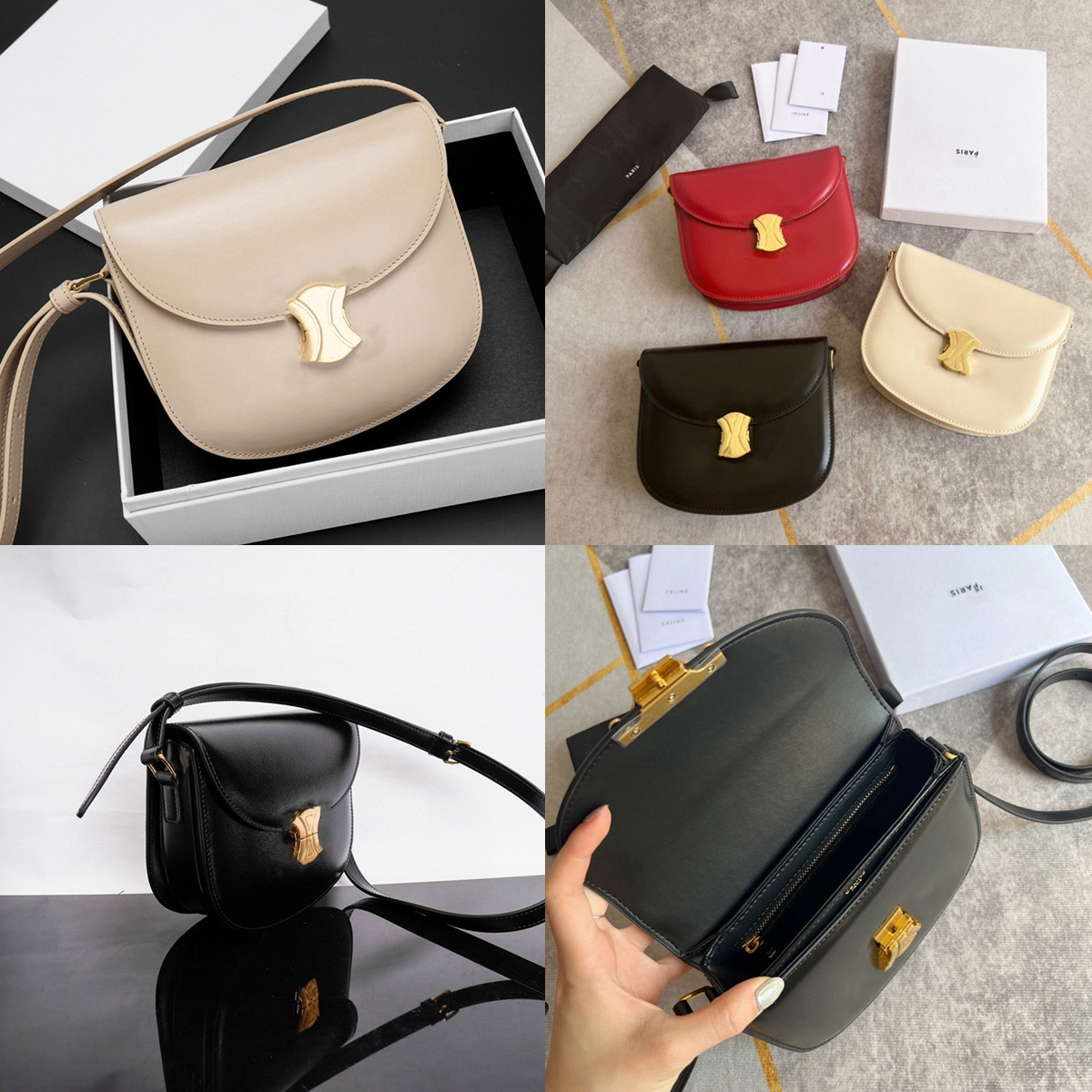 Top quality TEEN TRIOMPHE Shoulder Bag Women's men tote flap crossbody Bags Luxury Designer woman fashion Evening FAMOUS Cases cards handbag shiny calfskin bag, Red-gold logo
Top quality TEEN TRIOMPHE Shoulder Bag Women's men tote flap crossbody Bags Luxury Designer woman fashion Evening FAMOUS Cases cards handbag shiny calfskin bag, Red-gold logo