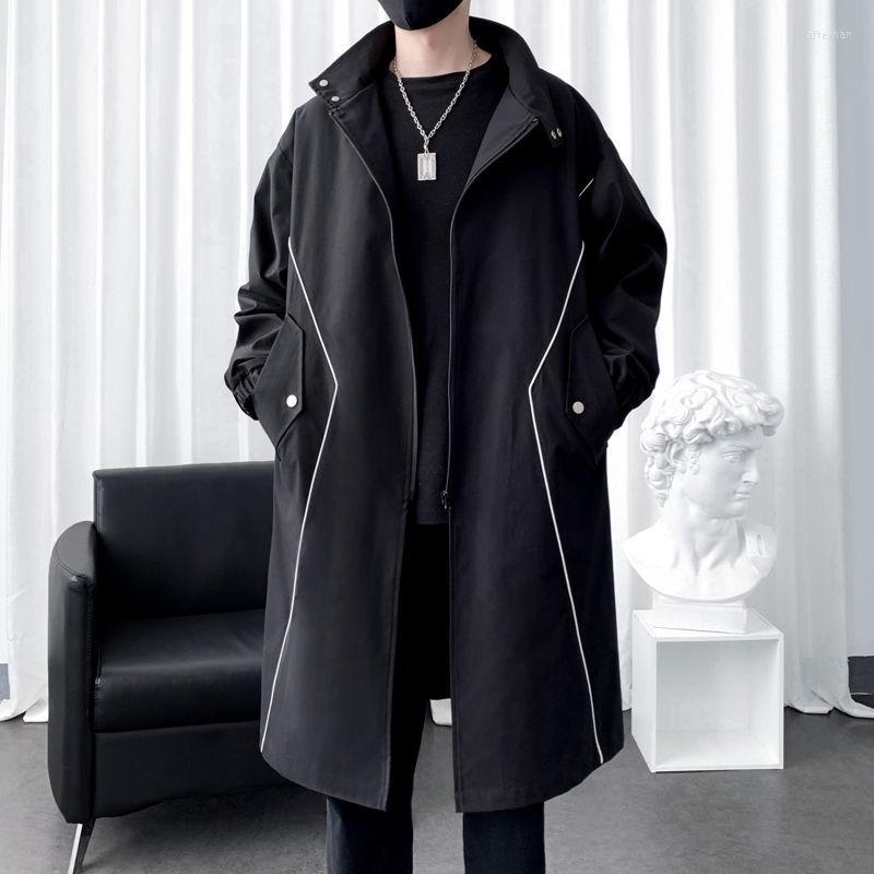 Men's Trench Coats 2022 Spring Male Loose Solid Casual Turn-down Collar Zipper Outerwear Windbreaker Streetwear Mid-long Clothes Q41, Kaqise
Men's Trench Coats 2022 Spring Male Loose Solid Casual Turn-down Collar Zipper Outerwear Windbreaker Streetwear Mid-long Clothes Q41, Kaqise