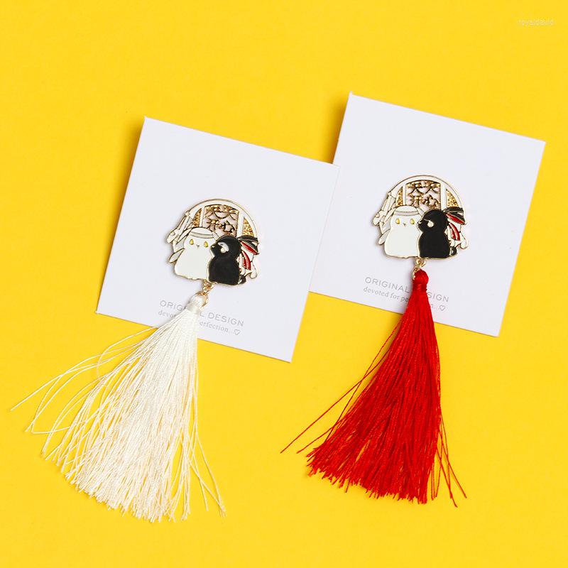 Brooches Mo Dao Zu Shi Black White Enamel Pin Fashion Tassel Animal Lapel Badge Grandmaster Of Demonic Cultivation Collection
Brooches Mo Dao Zu Shi Black White Enamel Pin Fashion Tassel Animal Lapel Badge Grandmaster Of Demonic Cultivation Collection