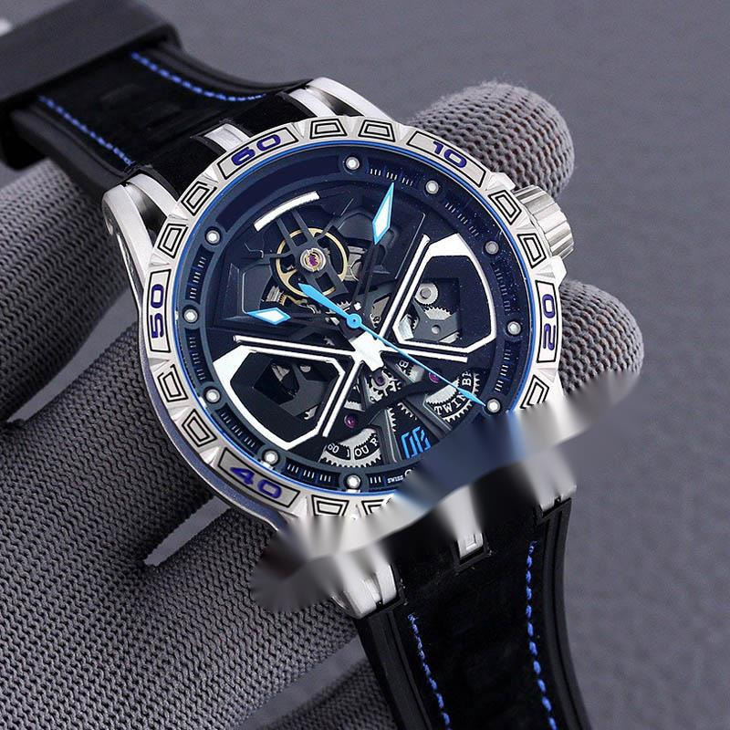 New Excalibur Spider RDDBEX0749 Tourbillon Automatic Mens Watch Skeleton Dial Titanium Steel Case Rubber Strap Sport Watches, E84c (1)
New Excalibur Spider RDDBEX0749 Tourbillon Automatic Mens Watch Skeleton Dial Titanium Steel Case Rubber Strap Sport Watches, E84c (1)